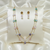 Ammaira's Fancy High-Polish layered Pastel Crystal Chic Mala