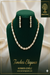 Ammaira's Timeless Elegance SIngle Line Kundan Polki Necklace Set