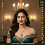 AMMAIRA'S MINT MEADOW BLOOM SET: Jadestone-Hued & Floral Cluster Pendant & Earrings