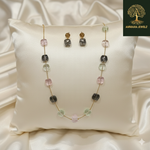 Ammaira's Fancy High-Polish Tricolor Crystal Chic Mala