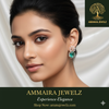 Ammaira's Aqua Dream Drop Earrings: Serene Teal & Rose Gold