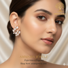 Ammaira's The Secret Garden Studs: Diamond & Pearl Vine Earrings