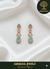 Ammaira's Dazzling Seafoam Teardrop Earrings