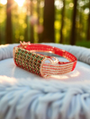 Ammaira’s Green Rose Gold Plated AAA AD Zirconia Openable Bracelet