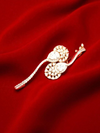 ✨ Ammaira’s Sleek Shine Rose Gold Plated AAA AD Zirconia Openable Bracelet ✨