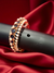✨ Ammaira’s Royal Elegance Rose Gold Plated Blue Stone AAA AD Zirconia Openable Bracelet ✨