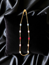 Premium High Gold Fancy Crystal Mala withEarrings