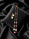 Premium High Gold Fancy Crystal Mala withEarrings