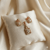 Pristine Clear Rose Gold Pendant Set | Ammaira Jewelz Ammaira Jewelz