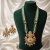 Rajwada Emerald Pearl Heritage Jewellery Set