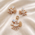 Nature Inspired Rose Gold Pendant & Stud Earrings Set | Ammaira Jewelz