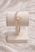 Rose Gold Diamond Floral Bracelet with Square Center | Ammaira Jewelz