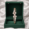 Rose Gold Diamond Look Openable Bracelet for Festive & Daily Luxury