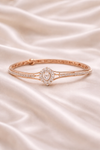Rose Gold Oval Diamond Bracelet | Ammaira Jewelz