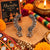 Vamika lightweight oxidized alloy jhumka earrings with ornamental ear cuffs and traditional detailing for Navratri festive wear.