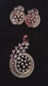 ✨ Ammaira's Gold Plated AAA AD Zirconia Pendant Set ✨