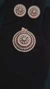 Ammaira's Rose Gold Plated AAA AD Zirconia Pendent Sets